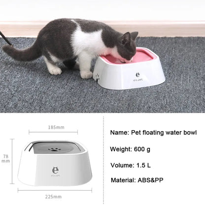 Dispensador inteligente flutuante de água 1.L 1.5L, p/ Cães e Gatos estilo Bowl