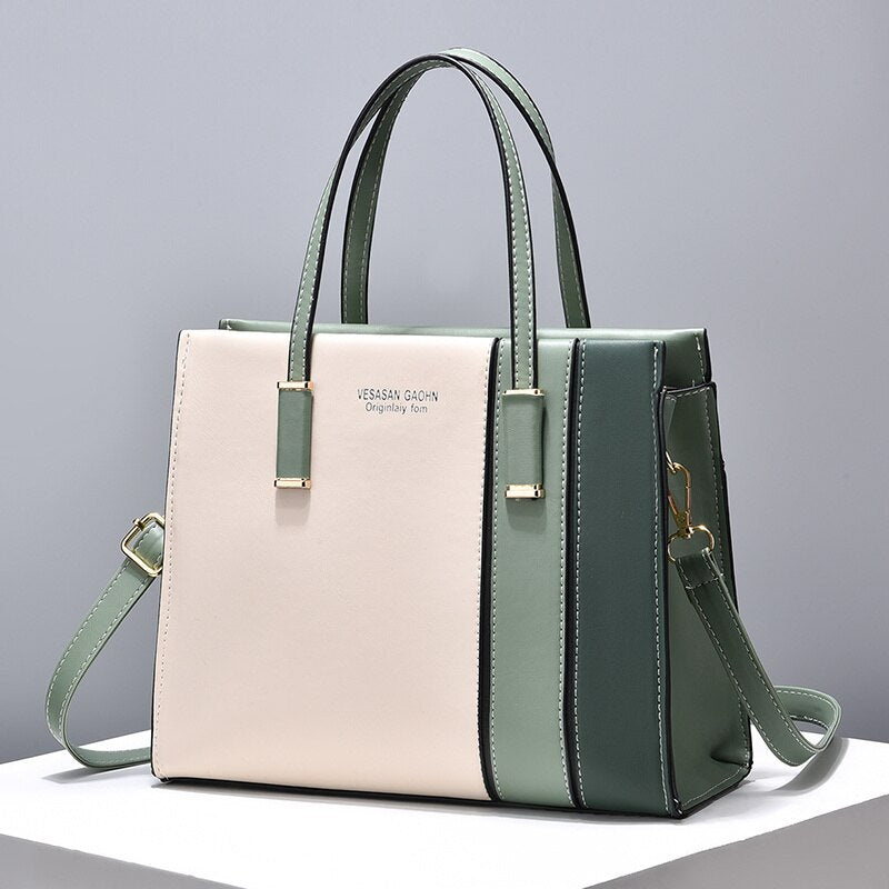 Deluxe Bolsa Feminina Charmosa bicolor