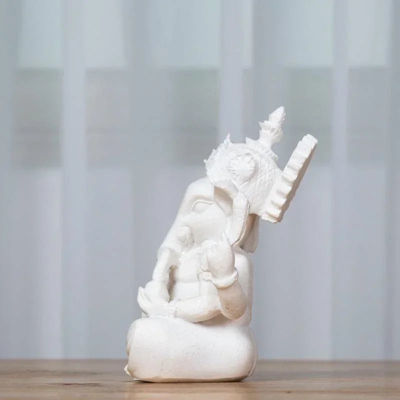 Estatua Escultura Ganesha em Arenito artesanal decoração casa /altar