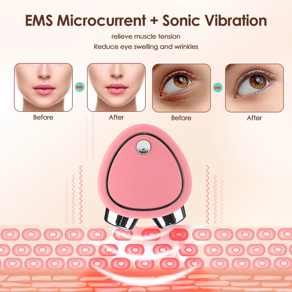 Massageador Facial Portatíl Elétrico Rejuvenescimento /Beleza